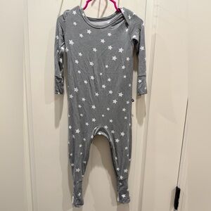Gunamuna Cozy Starry Gray Kids Footie